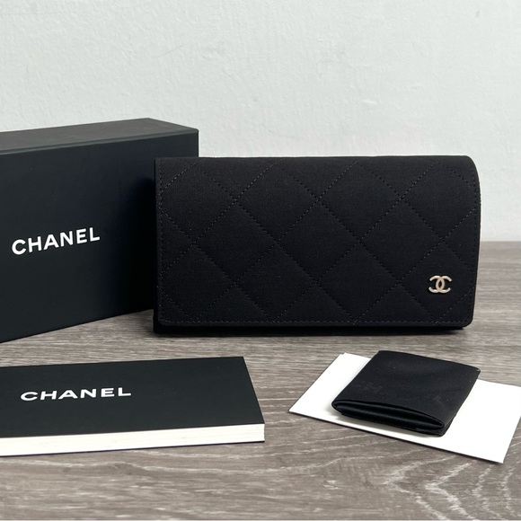 CHANEL Accessories - New Authentic Chanel Large Quilted Sunglasses Case, Box, Cloth & Manual